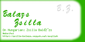 balazs zsilla business card